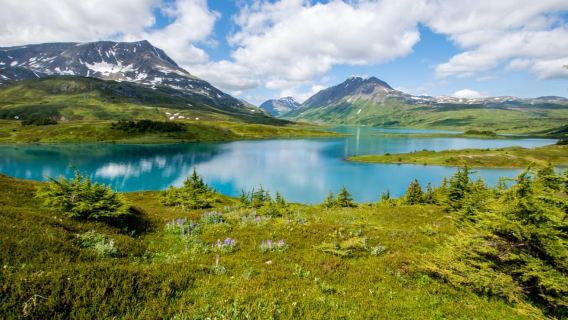 Dari Seward: Jalur Pendakian Lost Lake