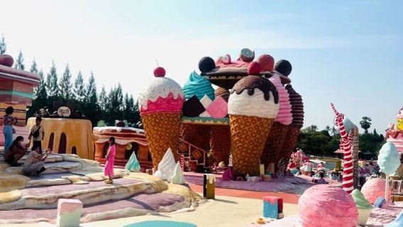 ตั๋วเข้าสวนสนุกธีมขนมหวานในฝัน ไอศกรีมและขนมปังเมืองพัทยา|GREAT&GRAND สถานที่แสนหวาน และยังมีไอศกรีมอร่อยๆ อีกด้วย