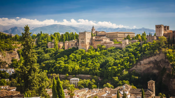 Excursión de un día a la Alhambra desde Málaga con entrada y guía profesional incluidos
