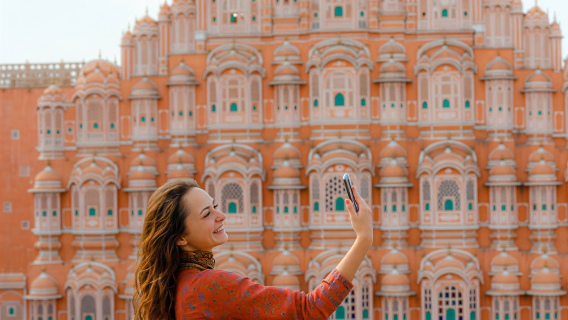 From Delhi/Jaipur: Private Full-Day Jaipur City Tour by Car (All-Inclusive)