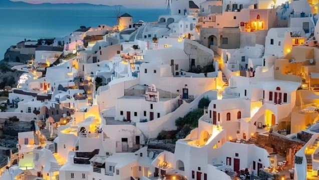 Santorini | Matahari Terbenam di Oia + Gereja Kubah Biru + Pantai Merah + Tapak Arkeologi