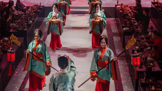 [Chongqing Bankett des Ba-Königreichs] Immersives Erlebnis eines antiken kaiserlichen Kulturthemenbanketts · optionales Styling-Erlebnis