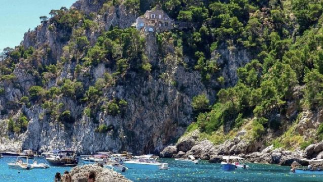 From Sorrento: Capri and Anacapri Island Tour with Blue Grotto