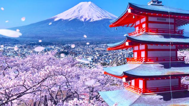 1-day Tour to Mt. Fuji & Hakone | Lake Ashi Pirate Ship & Owakudani Cable Car & Arakura Sengen Park