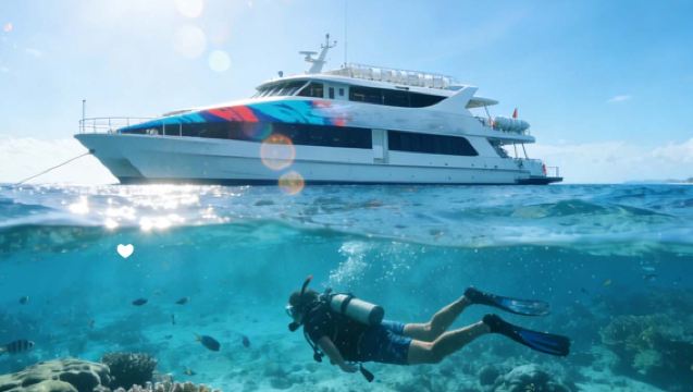 Cairns Great Adventures Cruises Full-Day Tour to the Great Barrier Reef [Options Available for Moore Reef/Green Island]
