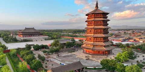 五台山出發大同結束 玩北嶽恆山+懸空寺+應縣木塔 包車遊