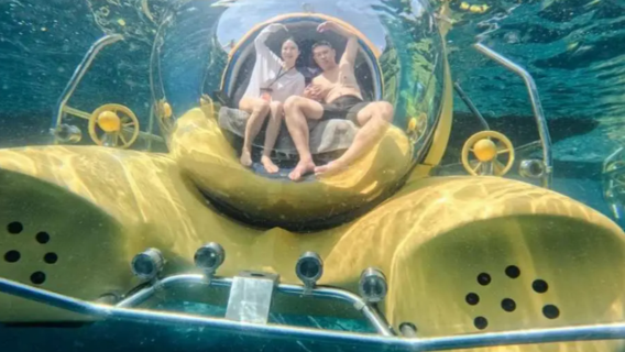 Aventura Submarina UFO em Bali Nusa Penida - Explore Recifes de Coral e Vida Marinha Sem Molhar