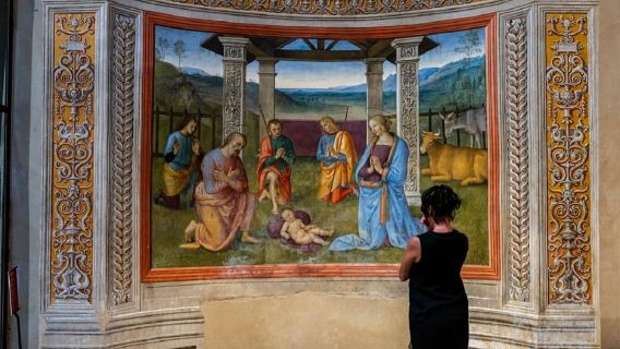 MONTEFALCO: entrance tiket to the San Francesco Museum