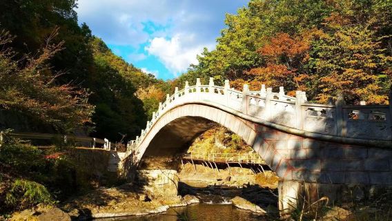 Perjalanan dari Benxi ke Taman Negara Guanmenshan + Lembah Batu Hijau