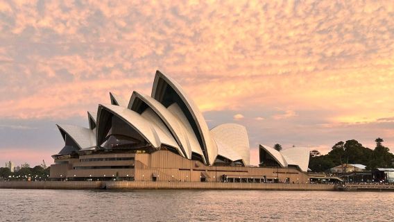 Australien Sydney | Goldene Sonnenuntergangs-Bootsfahrt im Hafen von Sydney 