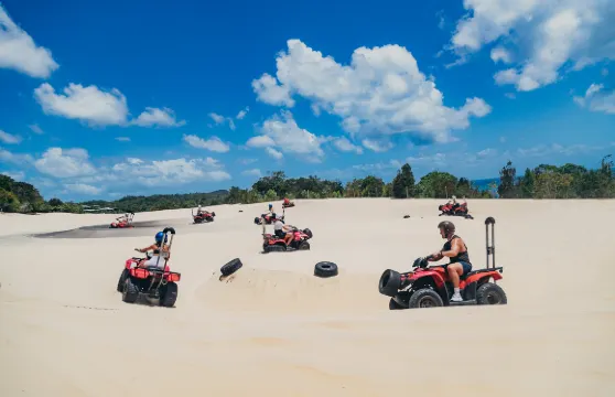 塘鵝角日間郵輪連四輪電單車