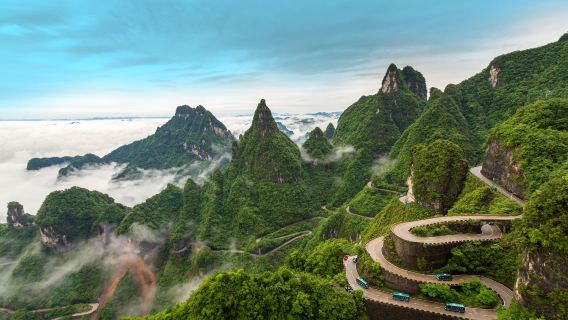 Zhangjiajie Day Tour with Chartered Car: Zhangjiajie National Forest Park, Baofeng Lake, Huanglong Cave, Shiyanping, Grand Canyon Glass Bridge, Mengdong River (Multiple Routes, Free Combination)