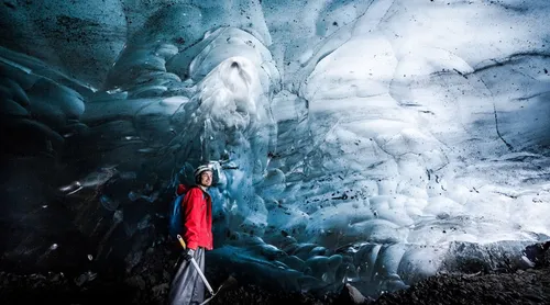 アイスランド・ヴァトナヨークトル氷河のスカフタフェット氷河