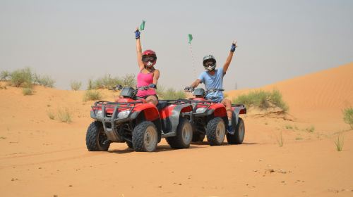 Quad safari in Ras Al Khaimah with optional dinner at the camp 4