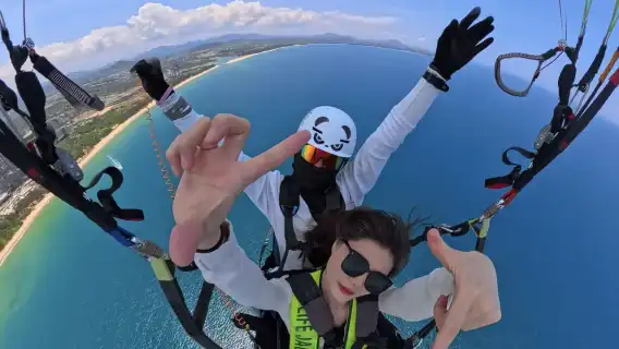 沙河河北沙河西西里滑翔傘滑翔傘飛行體驗【海拔520公尺,飛行時間4-10分鐘+贈送起飛影片】