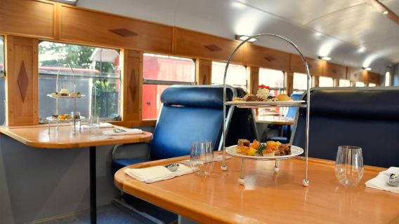 Sunshine Coast:Silver Bullet High Tea at Mary Valley Rattler