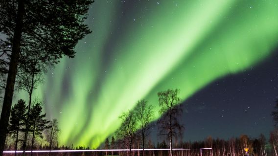 Northern Lights Hunt by Car