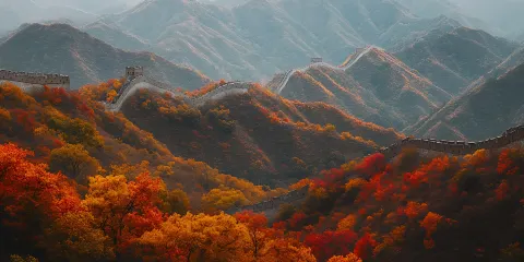 慕田峪長城+頤和園+圓明園一日遊