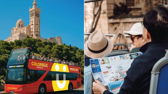 Марсель: экскурсионный автобус по городу.