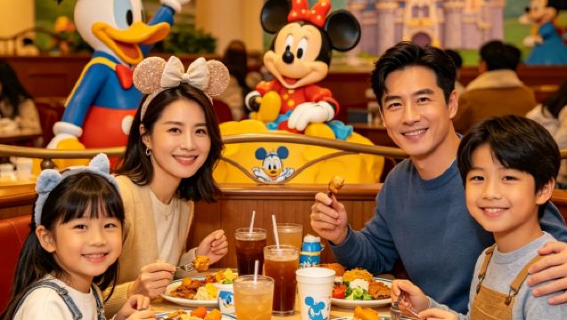 [ตั๋วอาหารดิสนีย์ฮ่องกง] ใช้ได้หลายร้านอาหาร ประหยัดทั้งเงินและเวลา | บัตรเดียวใช้ได้ทั่วสวนสนุก ไม่ต้องรอคิว แค่สแกนก็รับประทานได้ทันที