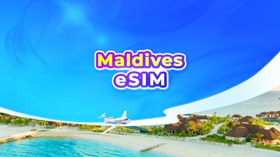 Maldives 5G eSIM | Day Pass/Total Data Package | 24-Hour Billing | QR Code