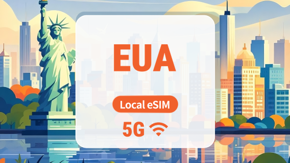 EUA T-Mobile 5G eSIM | IP Local • Todos os AI & TikTok | 15/30/60 Dias | Código QR