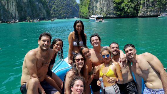 From Phi Phi: Half-Day Early Morning Speedboat Tour to Maya Bay with Snorkel