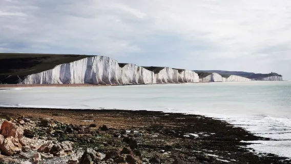 South Downs and Seven Sisters From Brighton