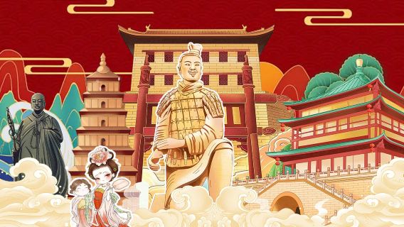 [Piccolo gruppo di 15] tour di un giorno ai Guerrieri di terracotta + Palazzo Huaqing (tour in inglese) / Canzone dell'Eterno Rimpianto/ Banchetto al Palazzo della dinastia Tang