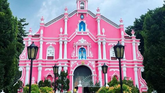 Departure from Manila: Villa Escudero Plantations and Resort Day Trip – Highlights Include Pink Church, Musical Oxcart, Waterfall Restaurant & Bamboo Rafting