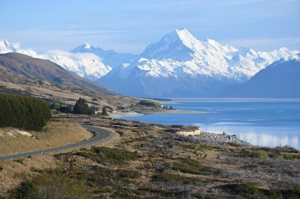 From Christchurch: Queenstown via Tekapo & Mt Cook Day Trip