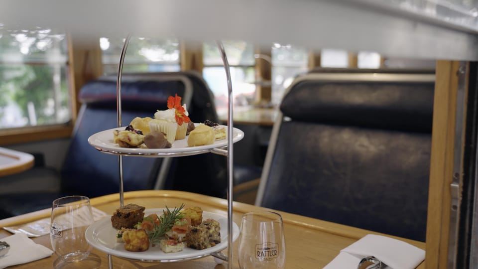 Sunshine Coast:Silver Bullet High Tea at Mary Valley Rattler