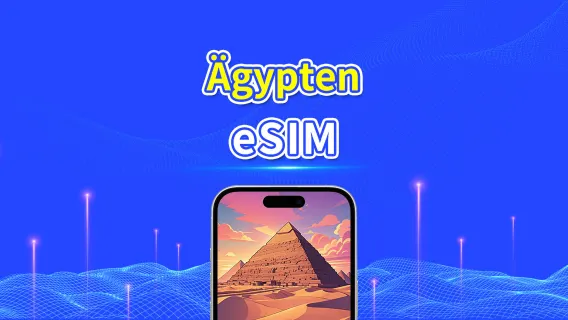 Ägypten eSIM | 4G | Tages-/Gesamt-Datenpaket | 1–30 Tage | 24-Stunden-Abrechnung | QR-Code