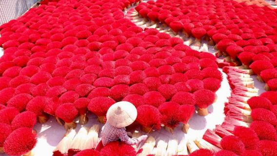 Hanoi: Villaggio dell'incenso di Quang Phu Cau, Train Street e tour della città di un'intera giornata