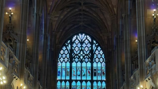 lawatan sehari di Perpustakaan John Rylands Manchester, Jalan Deansgate, United Kingdom