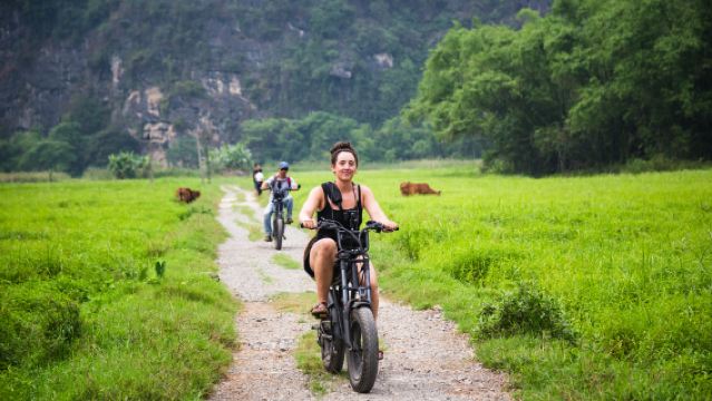 Ninh Binh Eco-Adventure: Mua Cave Hike & Hidden Village E-Bike