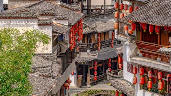 婺源-中國美鄉村-風情街區篁嶺