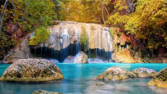 에라완 폭포, 죽음의 철도와 코끼리 케어 프라이빗 투어