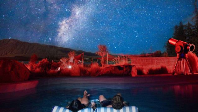 Esperienza di osservazione delle stelle e terme a Tekapo, Nuova Zelanda