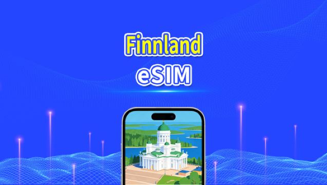 Finnland eSIM | 5G/4G | Highspeed-Daten | 24 Stunden | 1–30 Tage | QR-Code