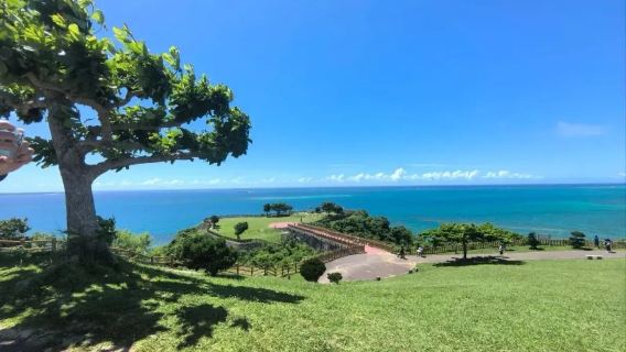 Japan Okinawa custom trip | Cape Chinen Park + World cultural kingdom + Gyokusendo Cave + Senaga Island※