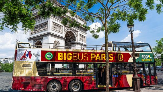 巴黎 Big Bus 隨上隨下觀光巴士之旅（敞篷）