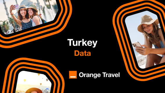 Turkey Orange Travel | eSIM 4G/5G | Dados/Chamadas/SMS | 1-5-10-20-50GB