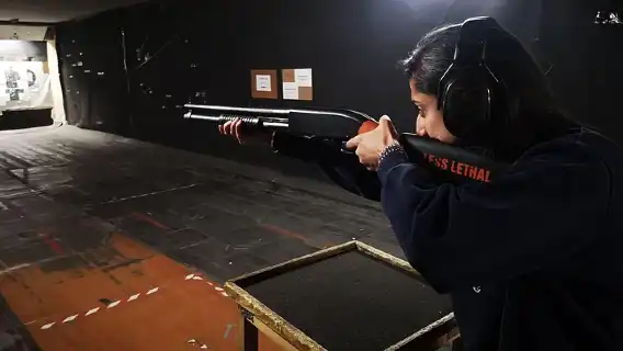 Riga Gun Range: shooting with Winchester, Glock17, & Kalashnikov