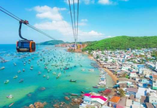 Phu Quoc Island Speedboating 4-Island Tour + Hon Thom Cable Car + Water Park + Lunch + Aerial Photography Sea Day Tour