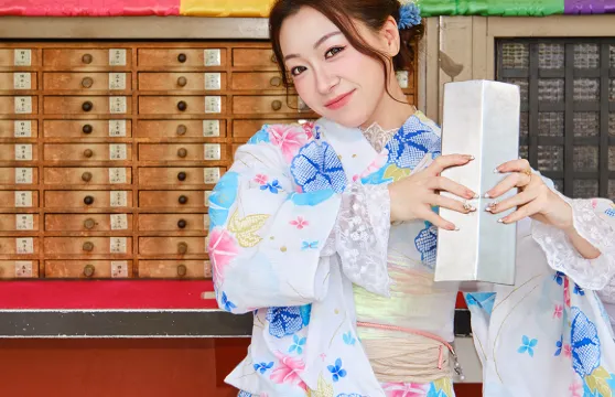 日本東京淺草寺和服體驗 蕾絲/振袖/訪問/浴衣和服租賃 日系妝容 髮型配飾齊全 旅拍跟拍 高端和服體驗-花音