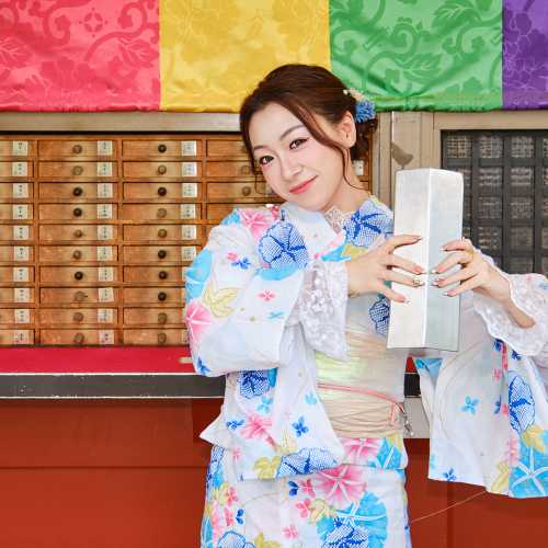 日本東京淺草寺和服體驗 蕾絲/振袖/訪問/浴衣和服租賃 日系妝容 髮型配飾齊全 高端和服體驗-花音
