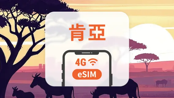 肯亞 eSIM | 可用ChatGPT | 1-30天超多套餐可選 | 即買即用 | QR Code