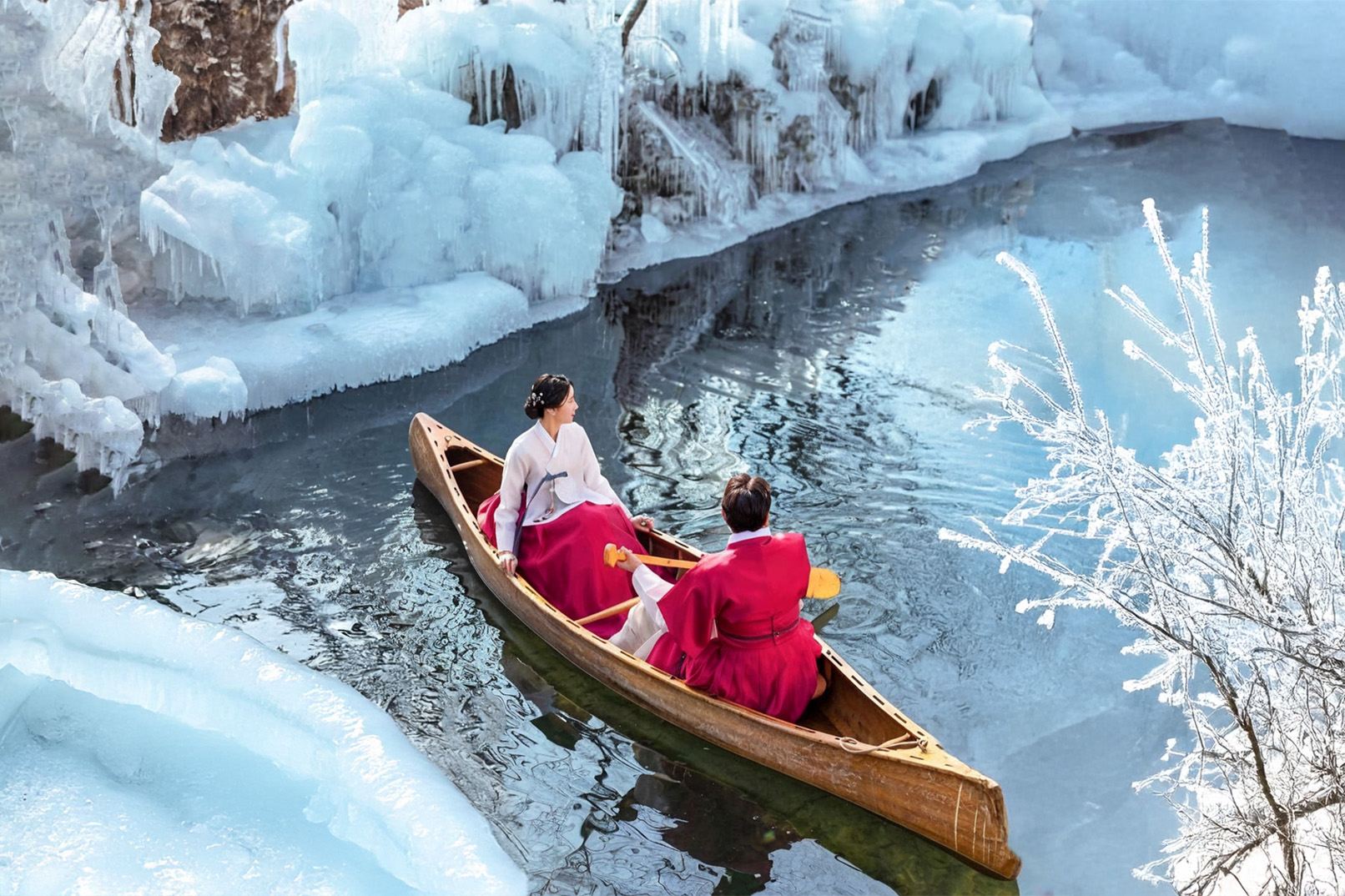 Gyeongju Kookmin Healing Park + Bulguksa + Woljeong Bridge + Gyochon Village + Hwangnidan Street One Day Tour (Depart from Busan, Winter Special Wonderland)