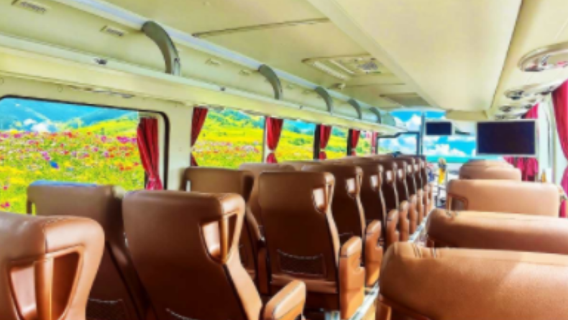 黃龍九寨溝高鐵站 - 九寨溝接駁車 (2+1 豪華保姆大巴) 去程/回程可選/正規車輛/空調大巴/保姆大巴/可選